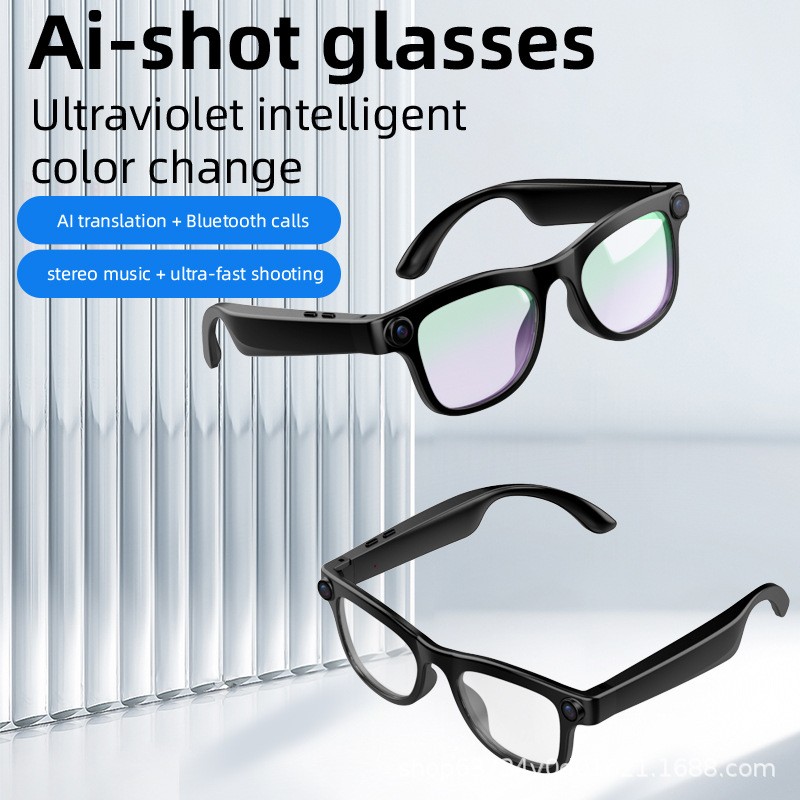 FG02 Smart Glasses with 8MP Camera Translation Calling Functions Recording BFF