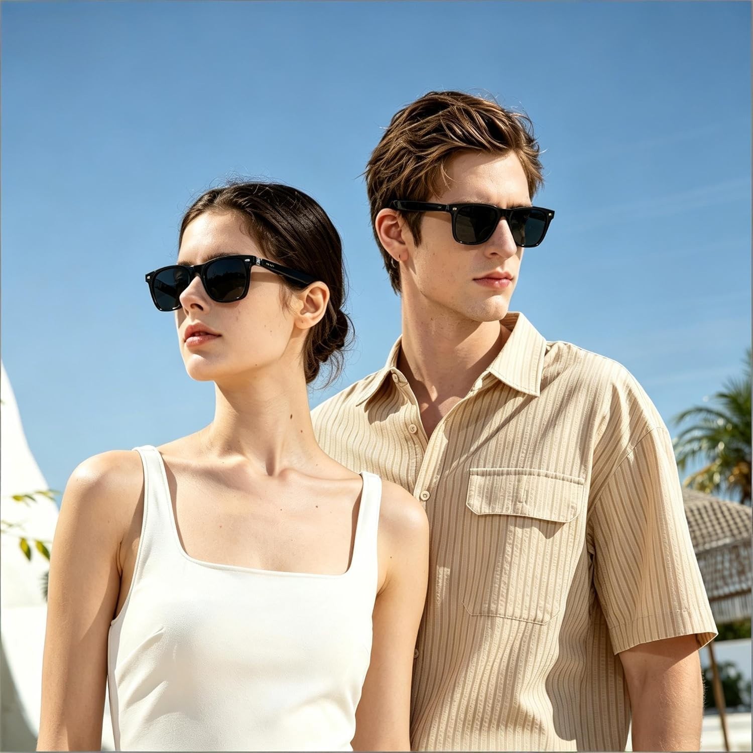 Revolutionary AI Glasses with Open-Ear Design & 11H Music for Daily Adventures