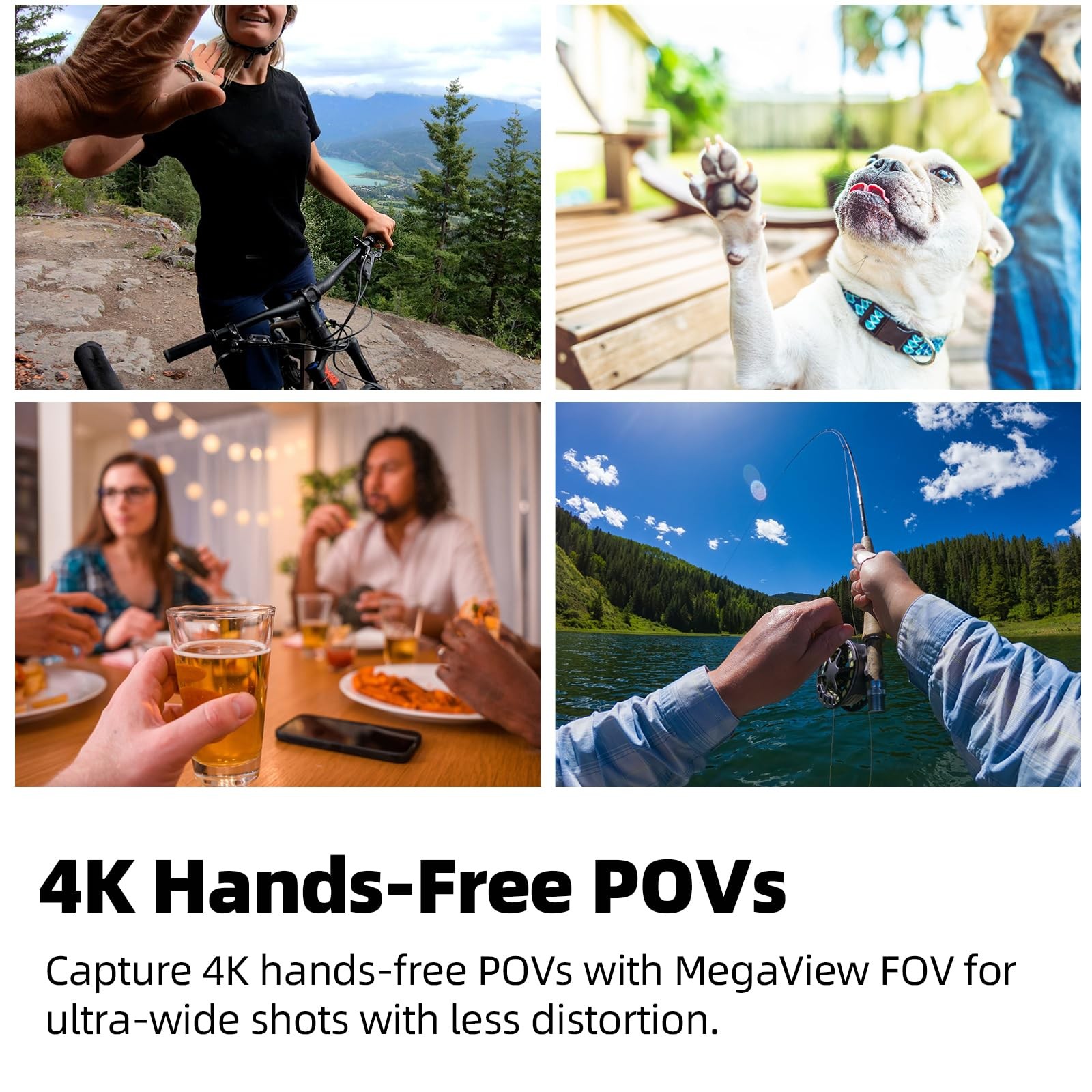 4K Mini Body Camera, 64GB Action Snap Cam, POV Snapcam, Thumb mini, Black