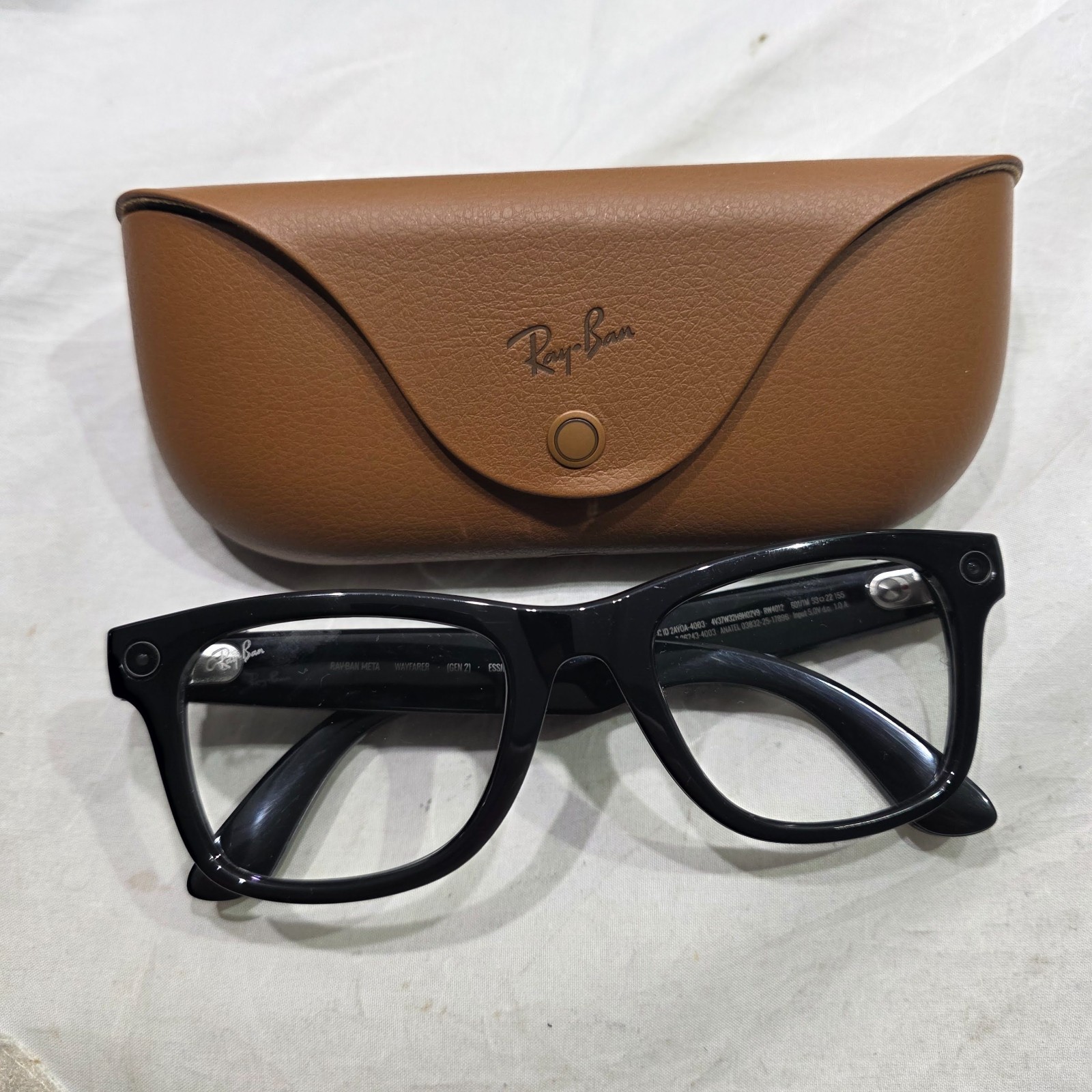 Ray-Ban Meta Wayfarer Gen 2 Smart Sunglasses – Shiny Black/Transitions – LARGE