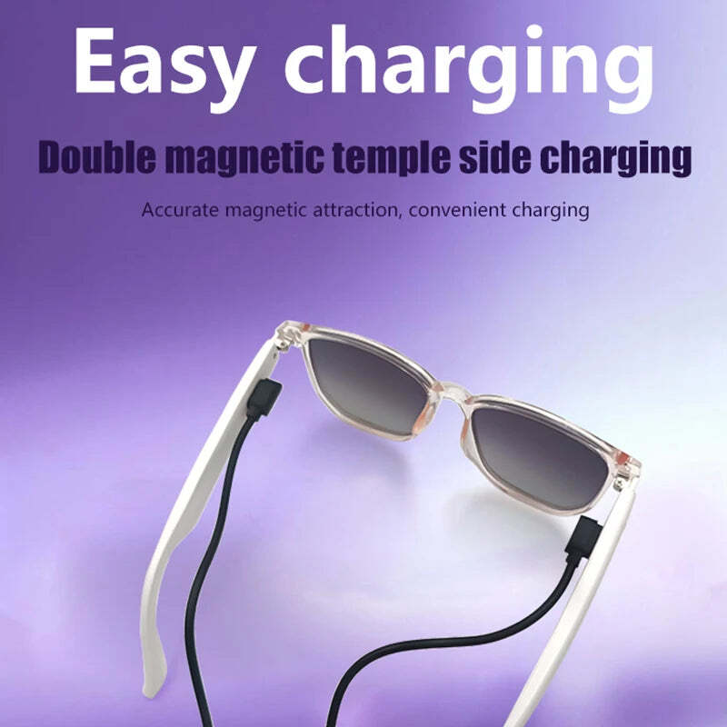 New smart bluetooth glasses wireless listen to music answer the phone open audio