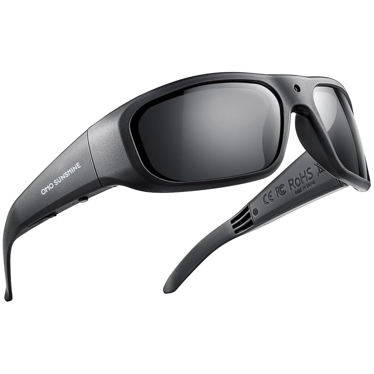 Lightweight Camera Sunglasses 1080P Video Water Resistant