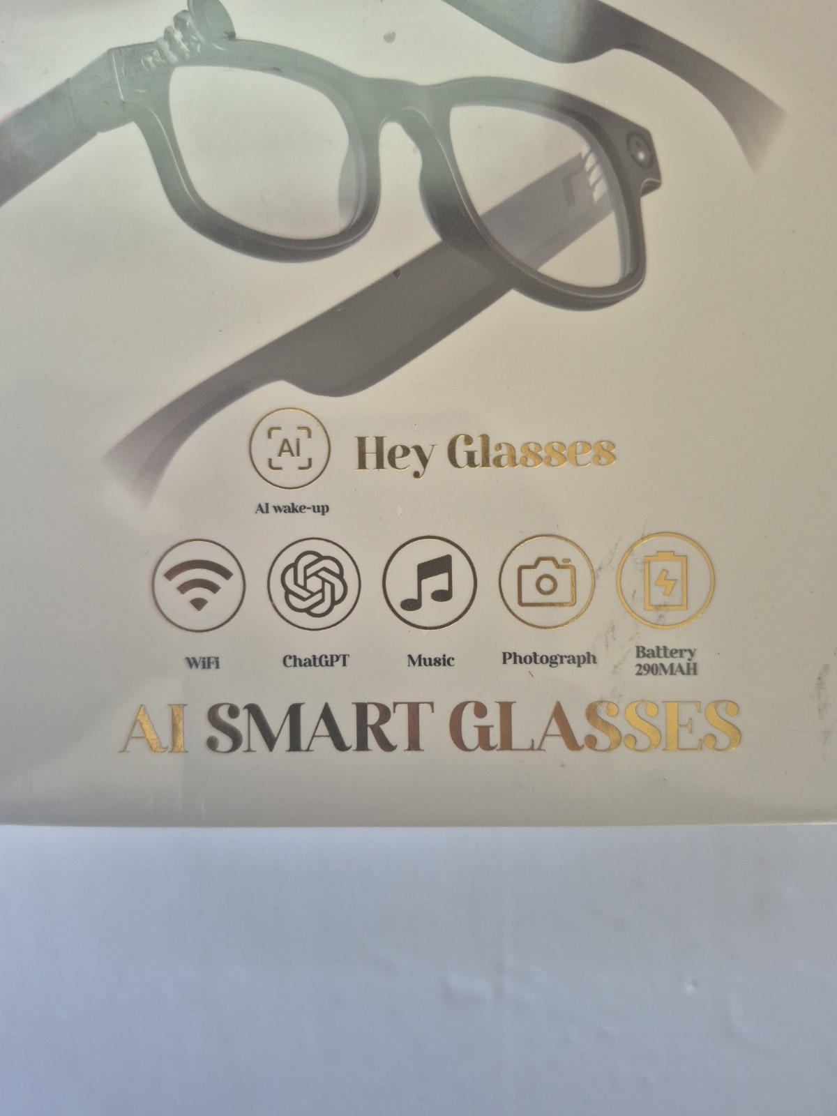 AiMB-G1 Bluetooth Voice Control Smart Glasses W/8MP, 1080p Camera BRAND NEW
