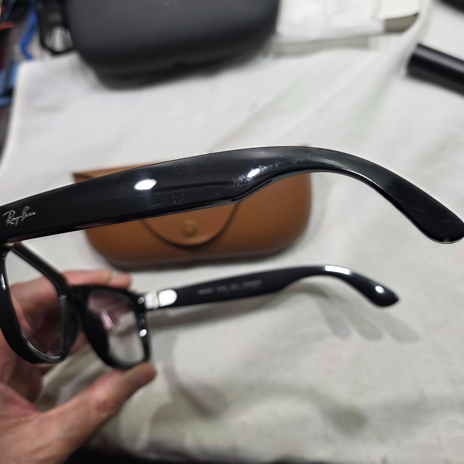 Ray-Ban Meta Wayfarer Gen 2 Smart Sunglasses – Shiny Black/Transitions – LARGE