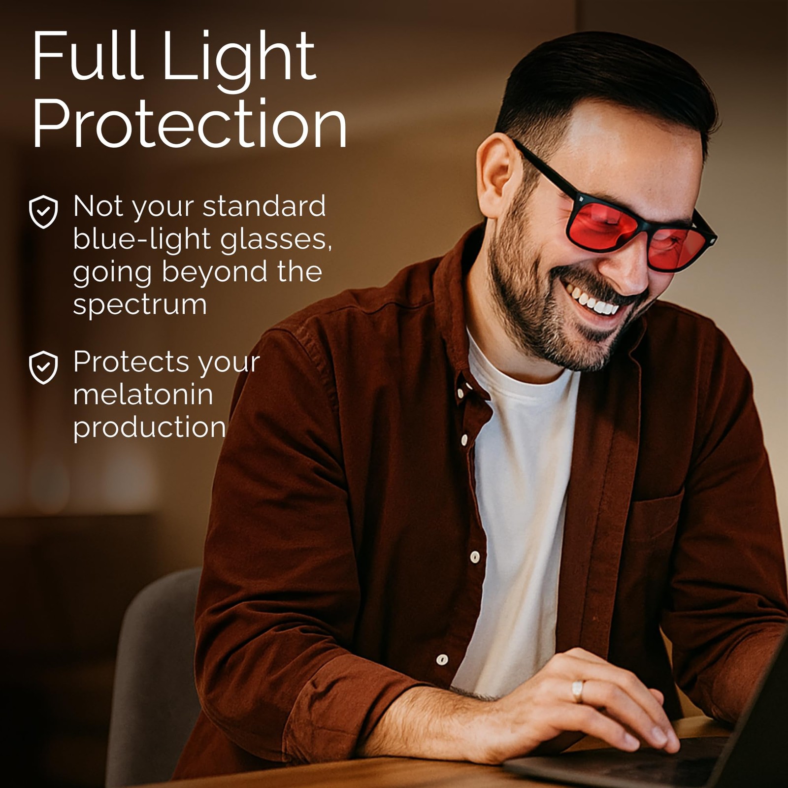 livho High Tech Blue Light Glasses – Advanced Medium, *B11 Black X 2