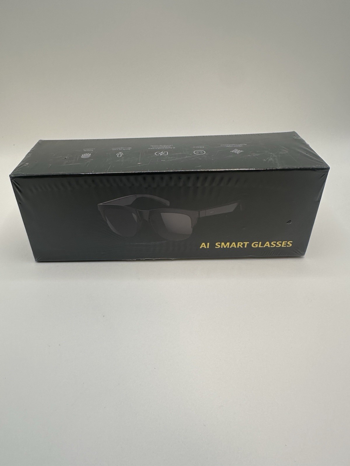 AI Smart Glasses Black V-10-S SIX-01 (A) Advanced Wearable Technology Eyewear