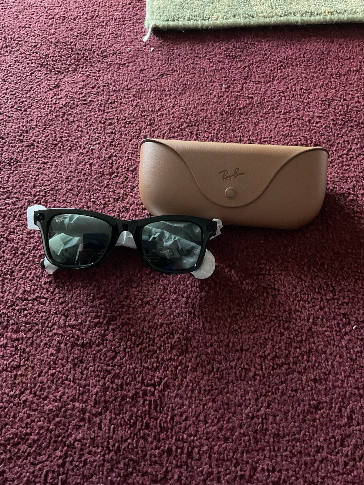 Ray-Ban Meta Wayfarer RW4006 Sunglasses Shiny Black 50-22-150