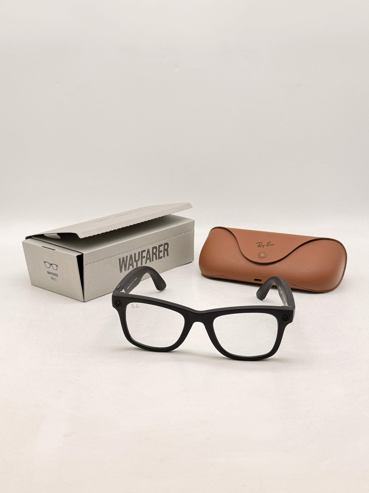 Ray-Ban Meta Wayfarer Gen 2 RW4012 Smart Glasses Matte Black/Clear