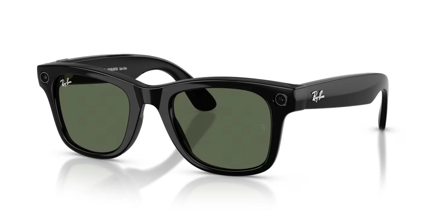 Meta Ray-Ban (Gen 2), Large, Matte Black, Polarized Gradient Graphite Lenses