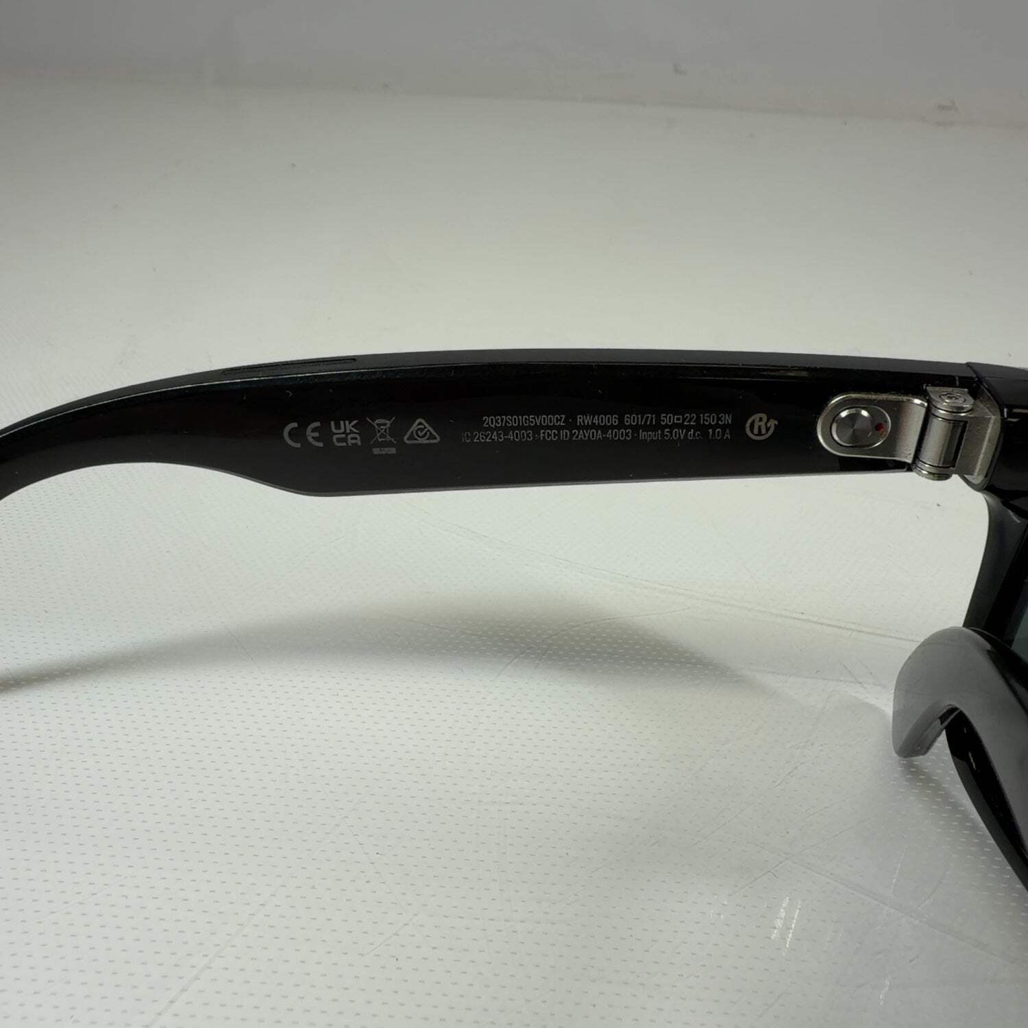 Ray-Ban Meta Wayfarer Gen 1 Black RW4006 60/171 – 50/22 Smart Glasses