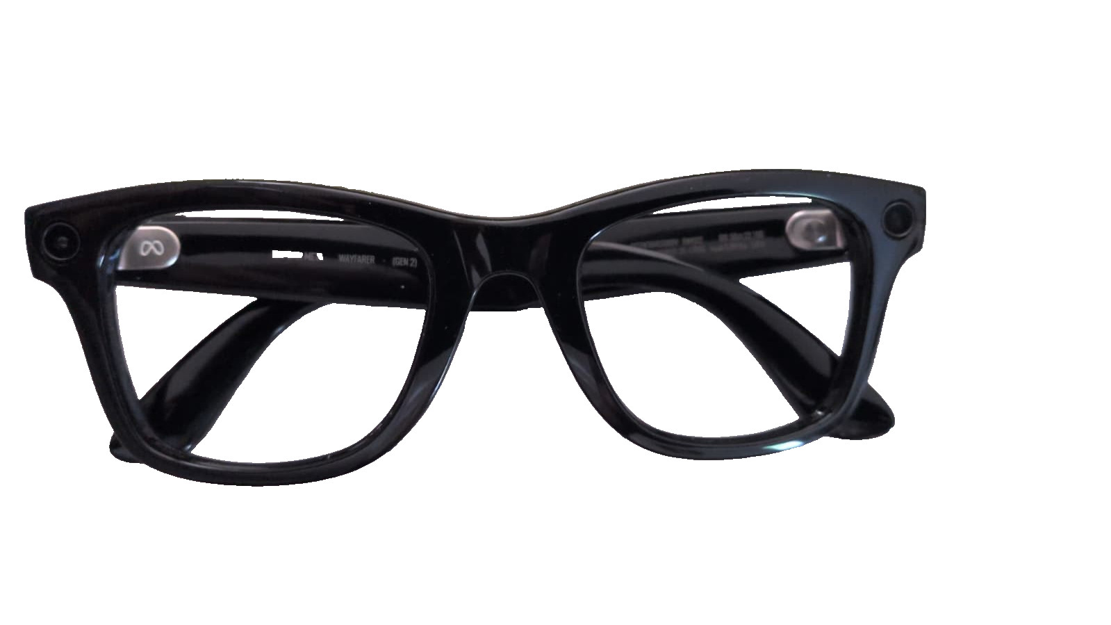 Ray-Ban Meta Gen 2 Shiny Black Wayfarer RW4012 -Size 50 NEW LENS REMOVED