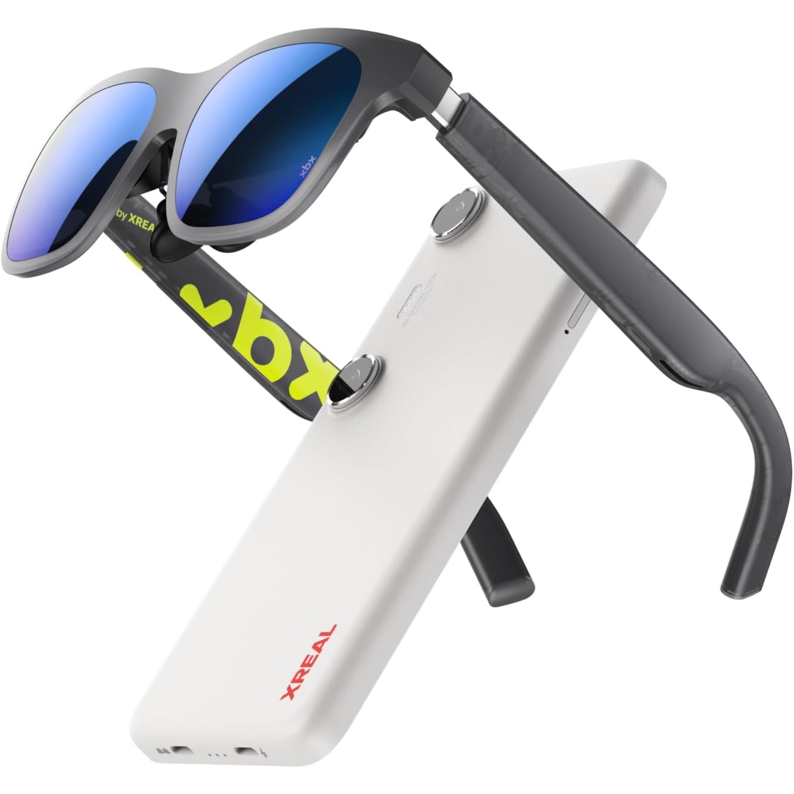 XREAL xbx A01+ AR Glasses 50° FOV 120Hz OLED + Beam Pro 6GB 128GB Wi-Fi Bundle