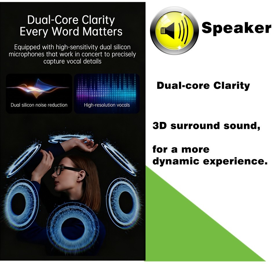 AI Smart glasses with camera and HD Video and Image and video translate