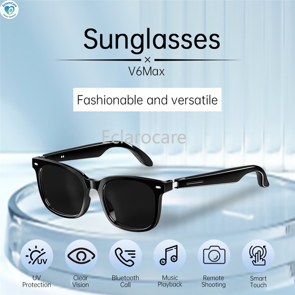AI Smart Glasses Bluetooth Calling Music Playback Outdoor Sports remote capture