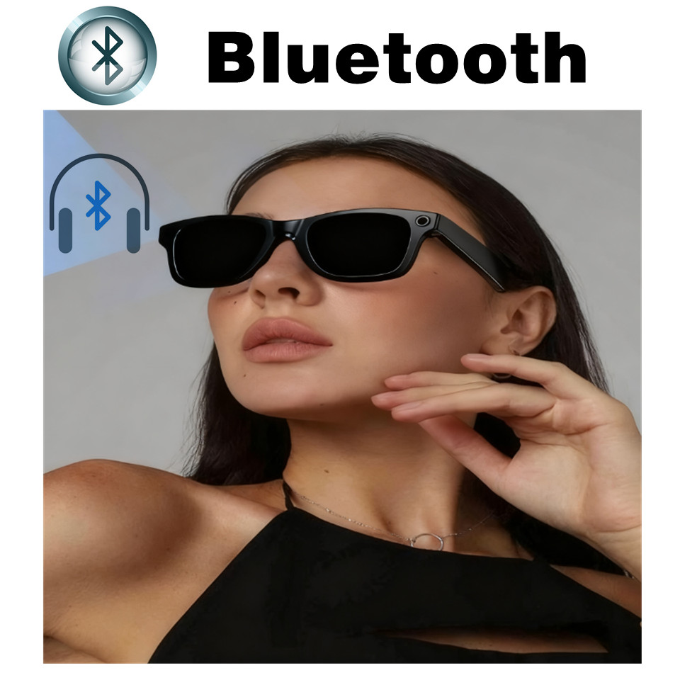 AI Smart Glasses with 8MP Camera, Translator Languages, Bluetooth Music & Call