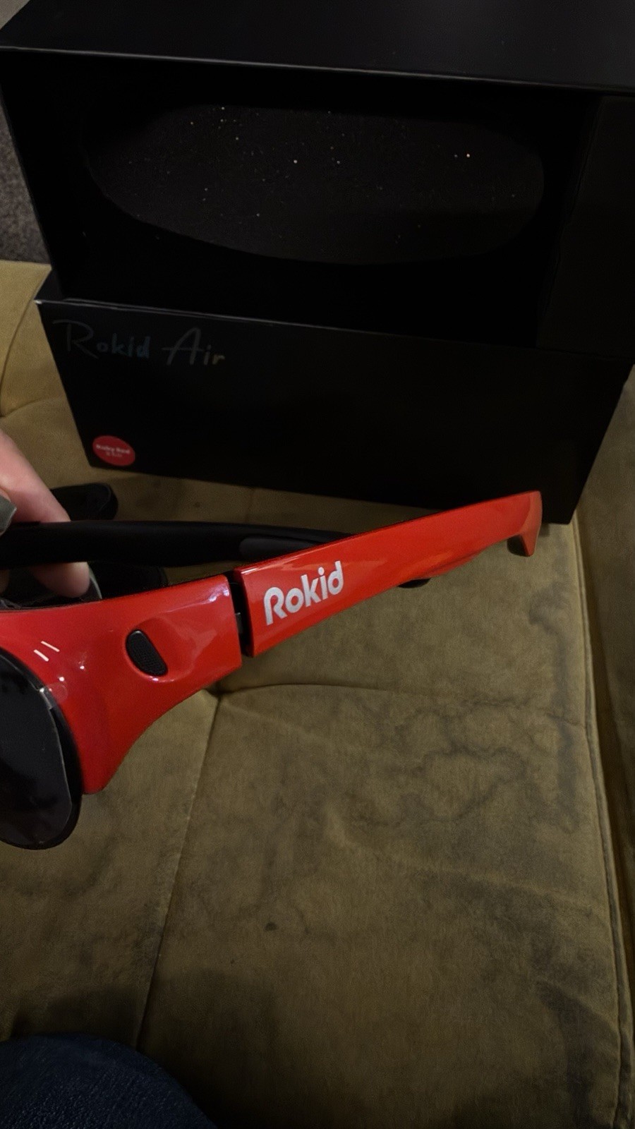 Rokid Air AR Glasses – Model RA101 In Red