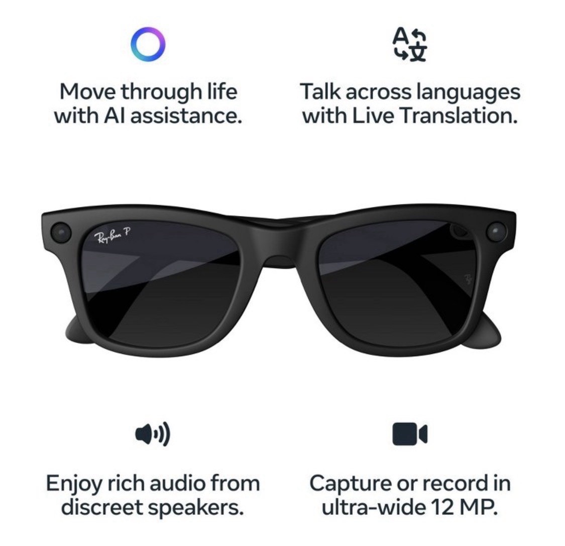Ray-Ban Meta Wayfarer Smart Glasses Original Box for Ray-Ban Meta Wayfarer