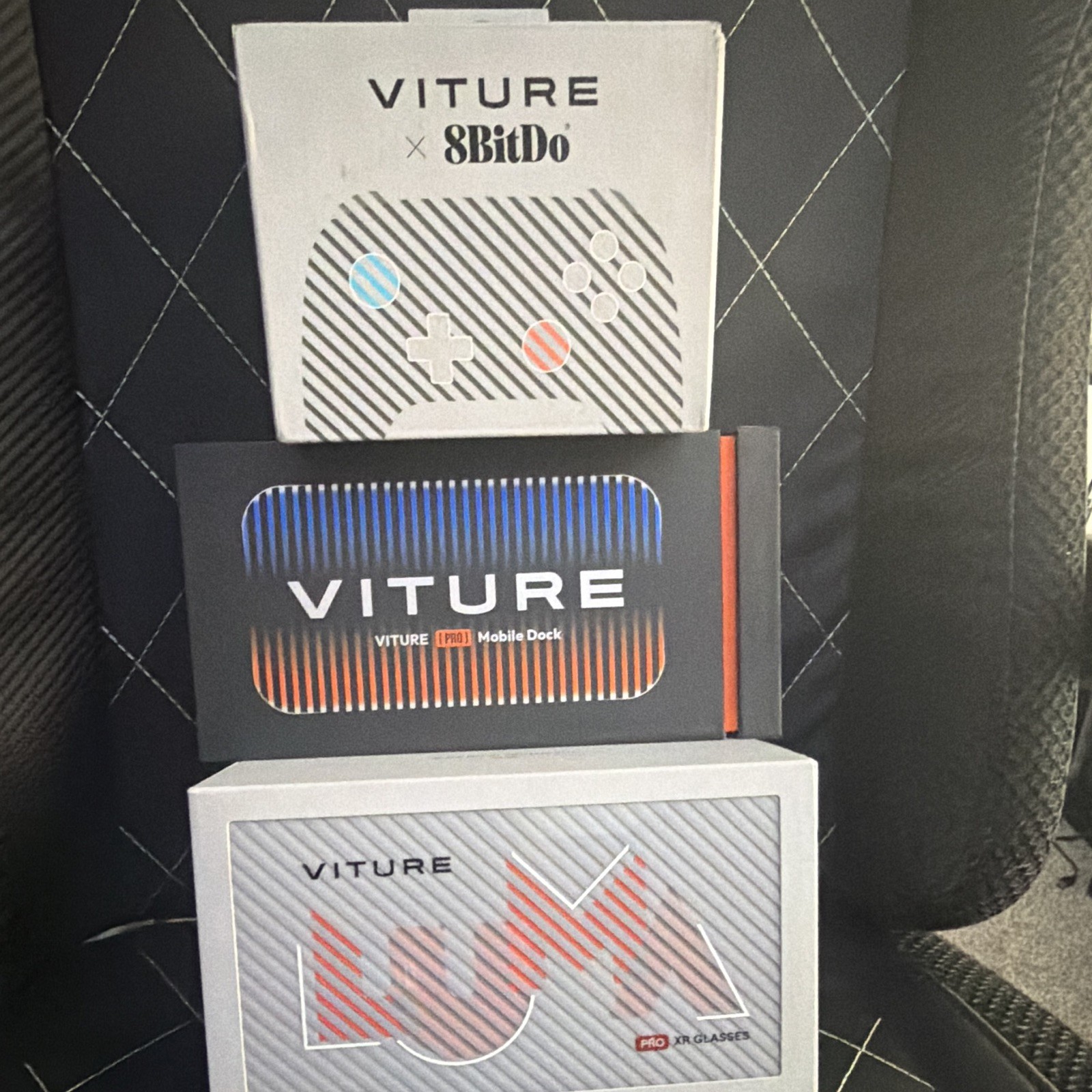 VITURE Pro XR Glasses Bundle w/ VITURE Pro Mobile Dock & 8BitDo