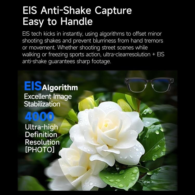 W630 AI Smart Glasses Photochromic WiFi4 Bluetooth Call Translation 800W