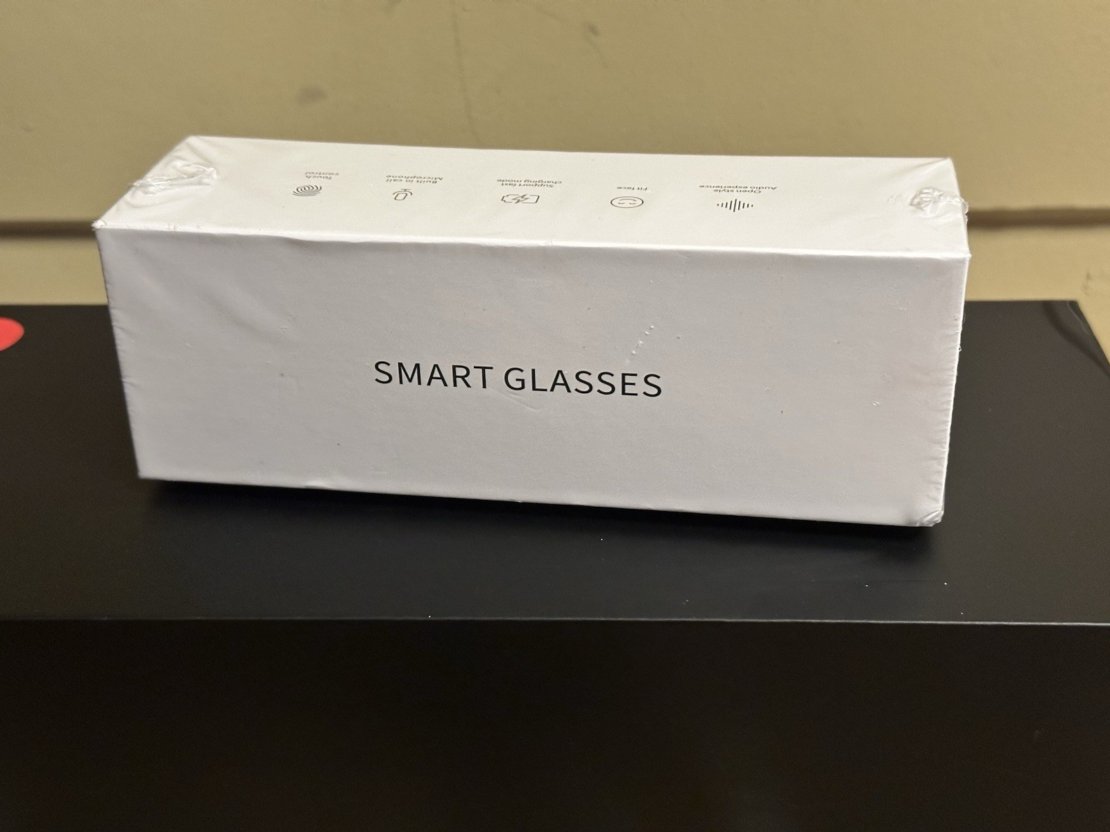 Factory Sealed – Bluetooth Audio Sleek Black Smart SunGlasses w/ Free Shipping