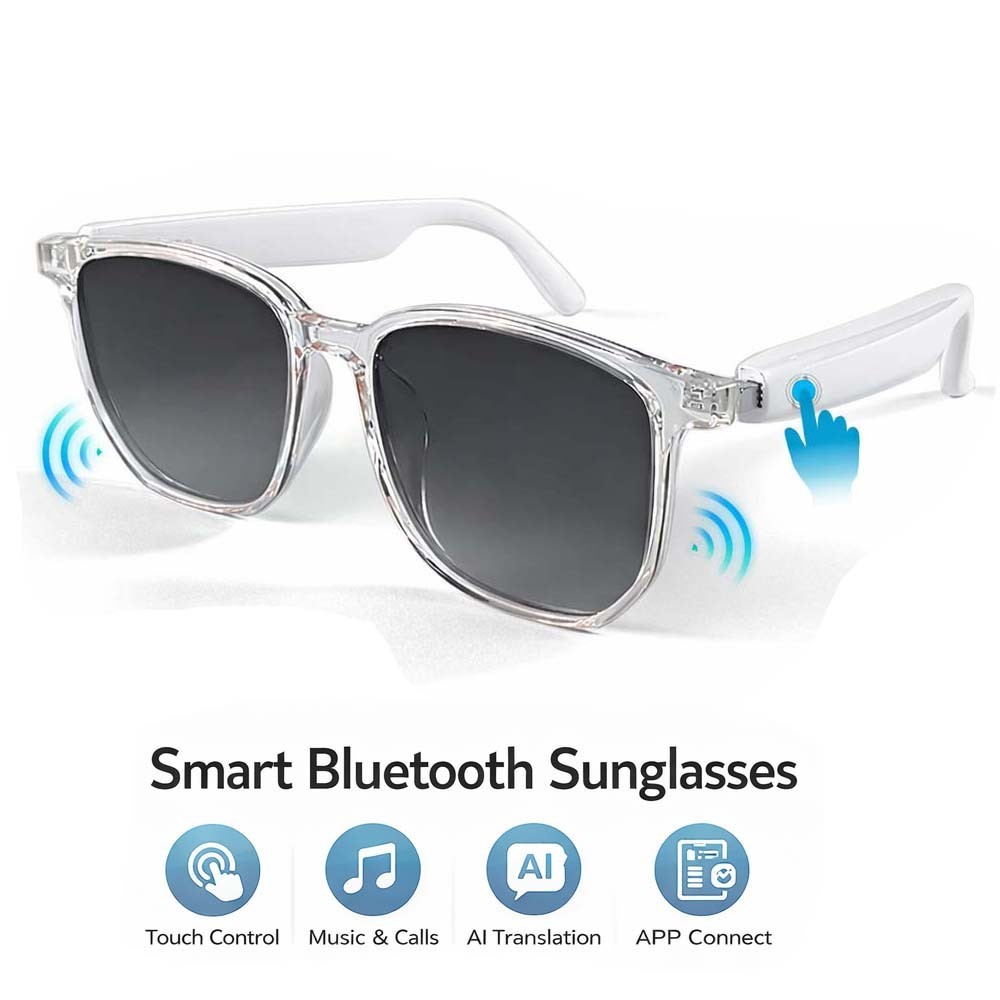 AI Smart Sunglasses Bluetooth Music & Call Audio Real-Time Translation Glasses