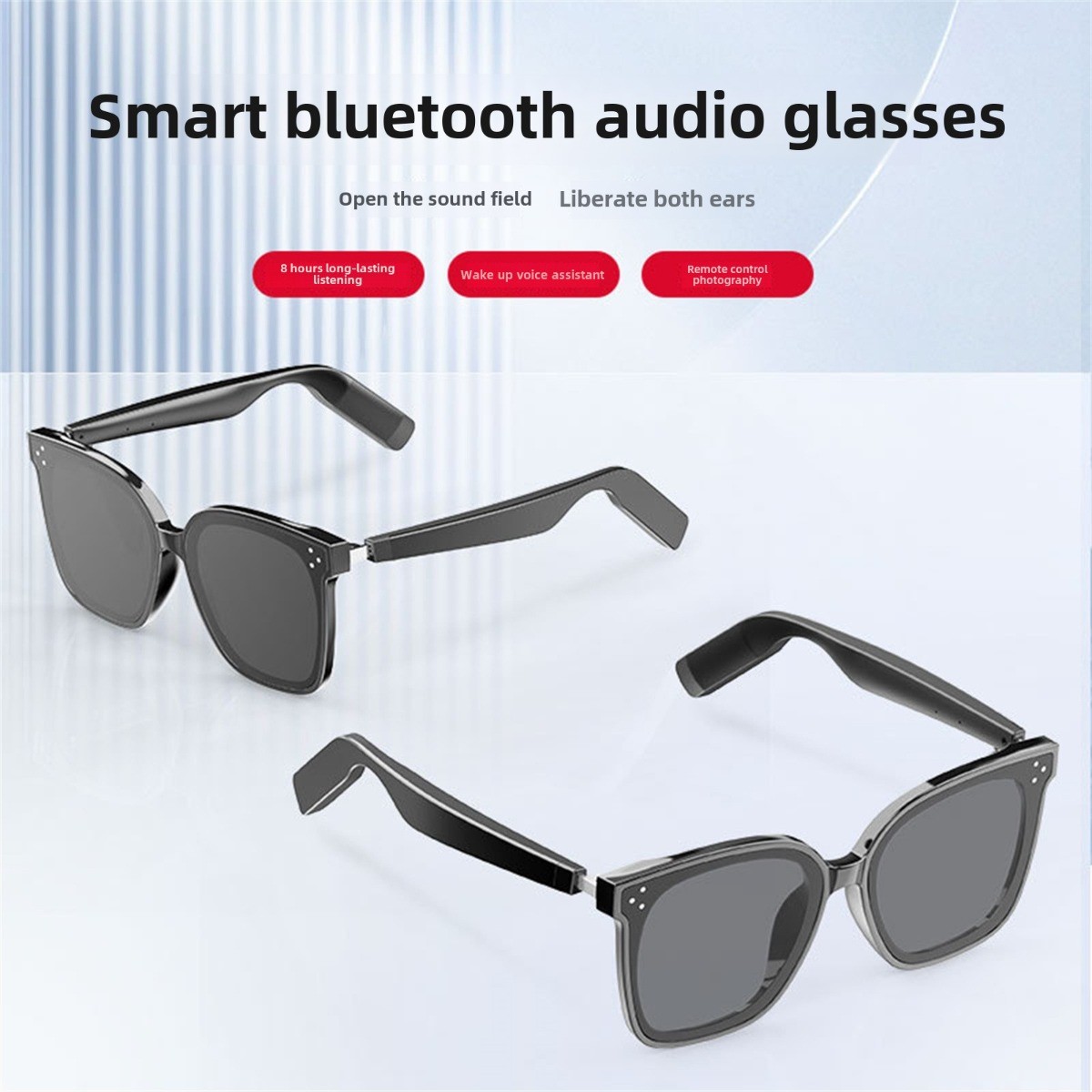 Bluetooth Smart Glasses UV400 Protection Wireless Sunglasses for Men Women