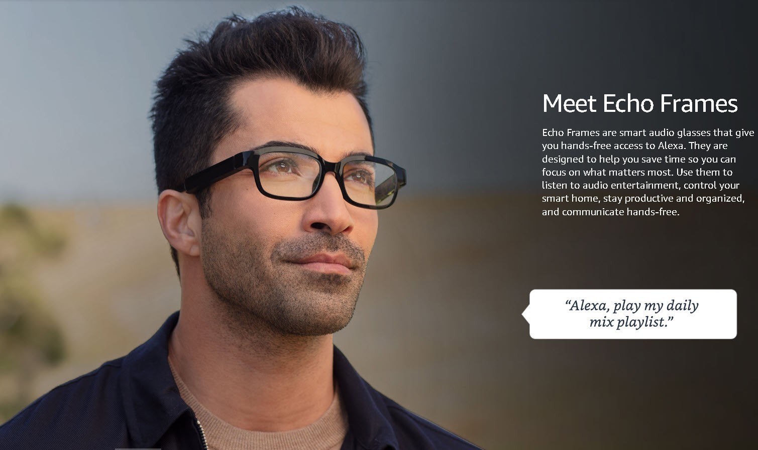 Amazon Echo Frames (Model GR79BR) New in box, Black, Alexa-enabled smart glasses