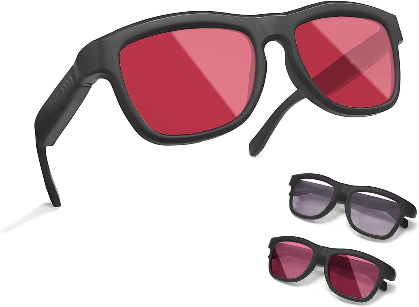 AI Translation Smart Sunglasses Glasses Color-Changing Lens 144 Translator