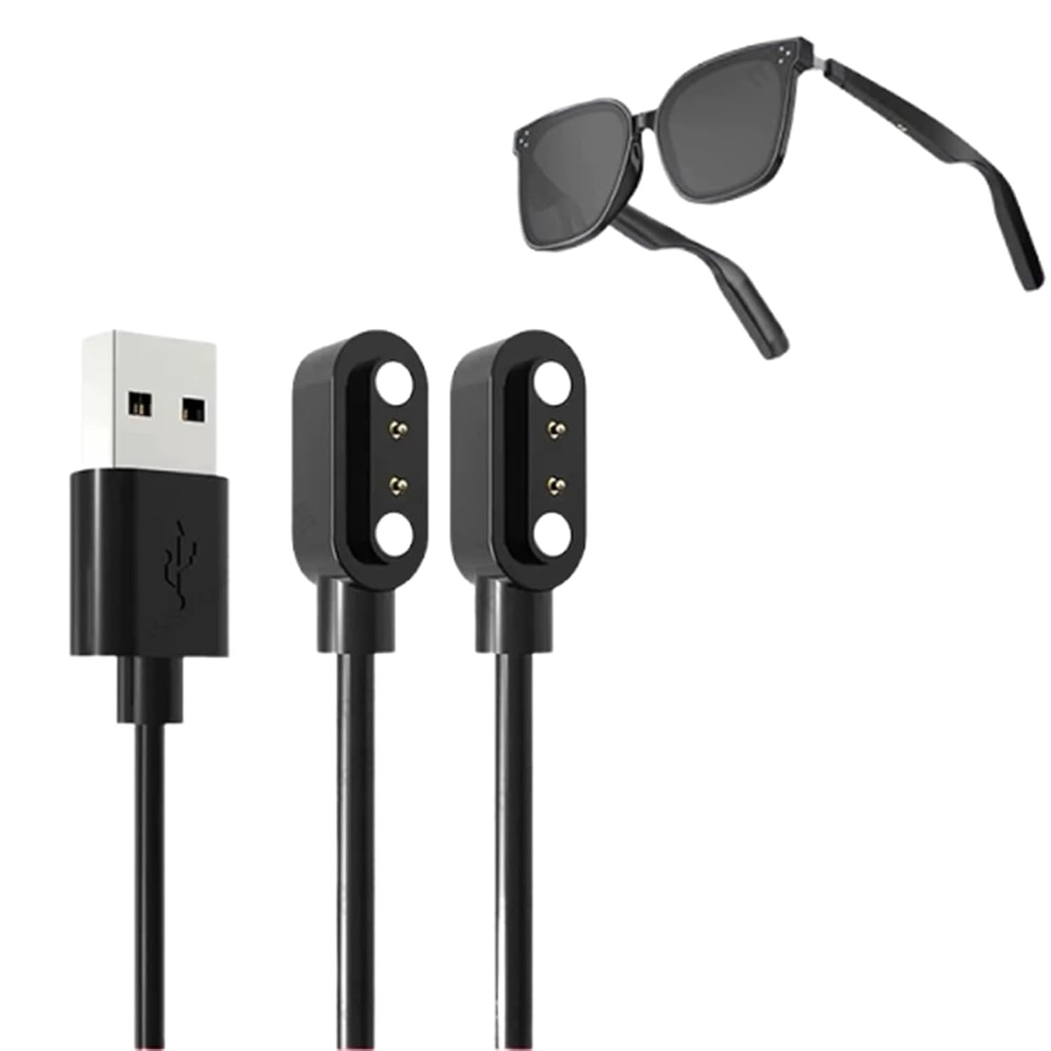Magnetic USB Charger for Smart Glasses – Fast Charging & Eco-Friendly – 60cm