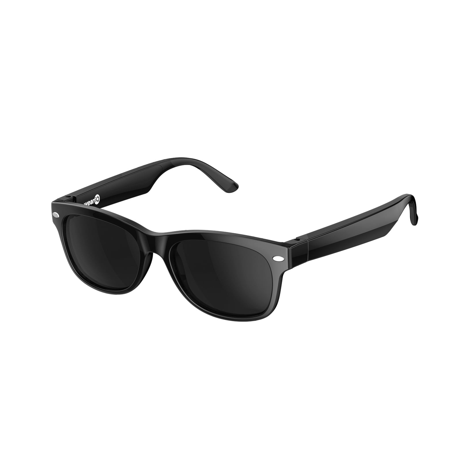 Amazing Impulse SS-SHINYBC1 WeariQ Bluetooth Smart Glasses Shiny Black Audio
