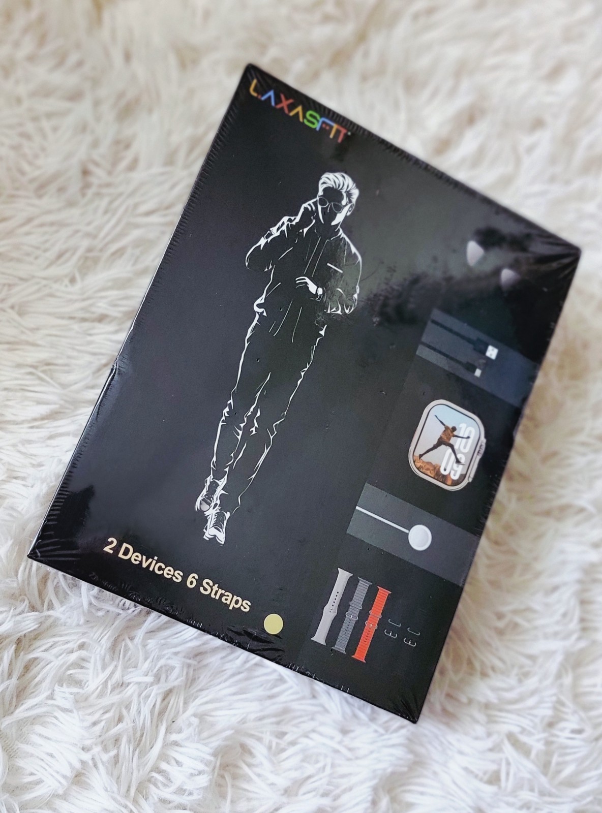 NEW Laxasfit Premium Combo Tech Bundle – Smart Watch + Bluetooth Audio Glasses
