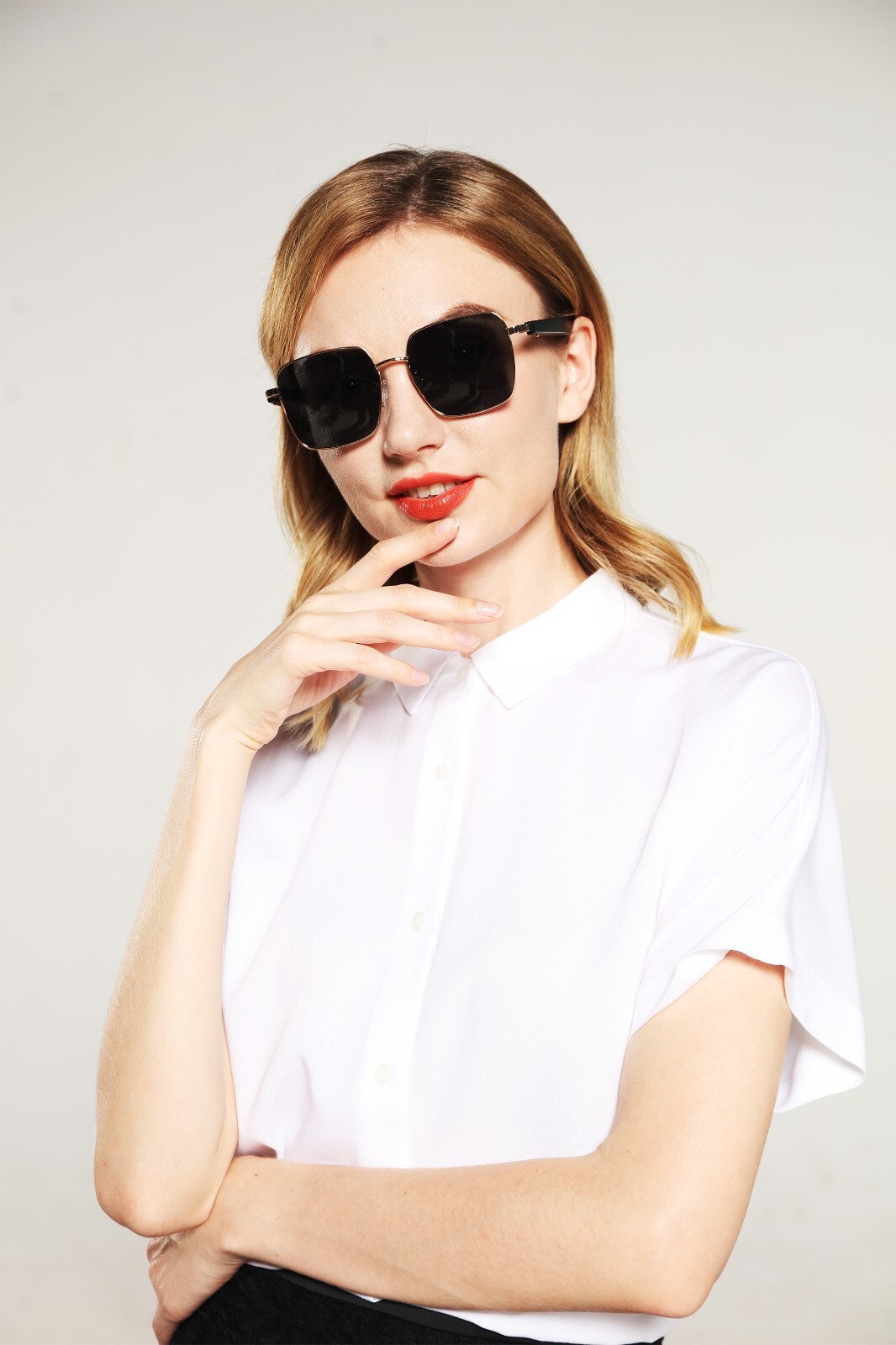 HIMATE Fashion Smart Glasses Bluetooth Open-Ear Music Voice Assist Phone Call -P