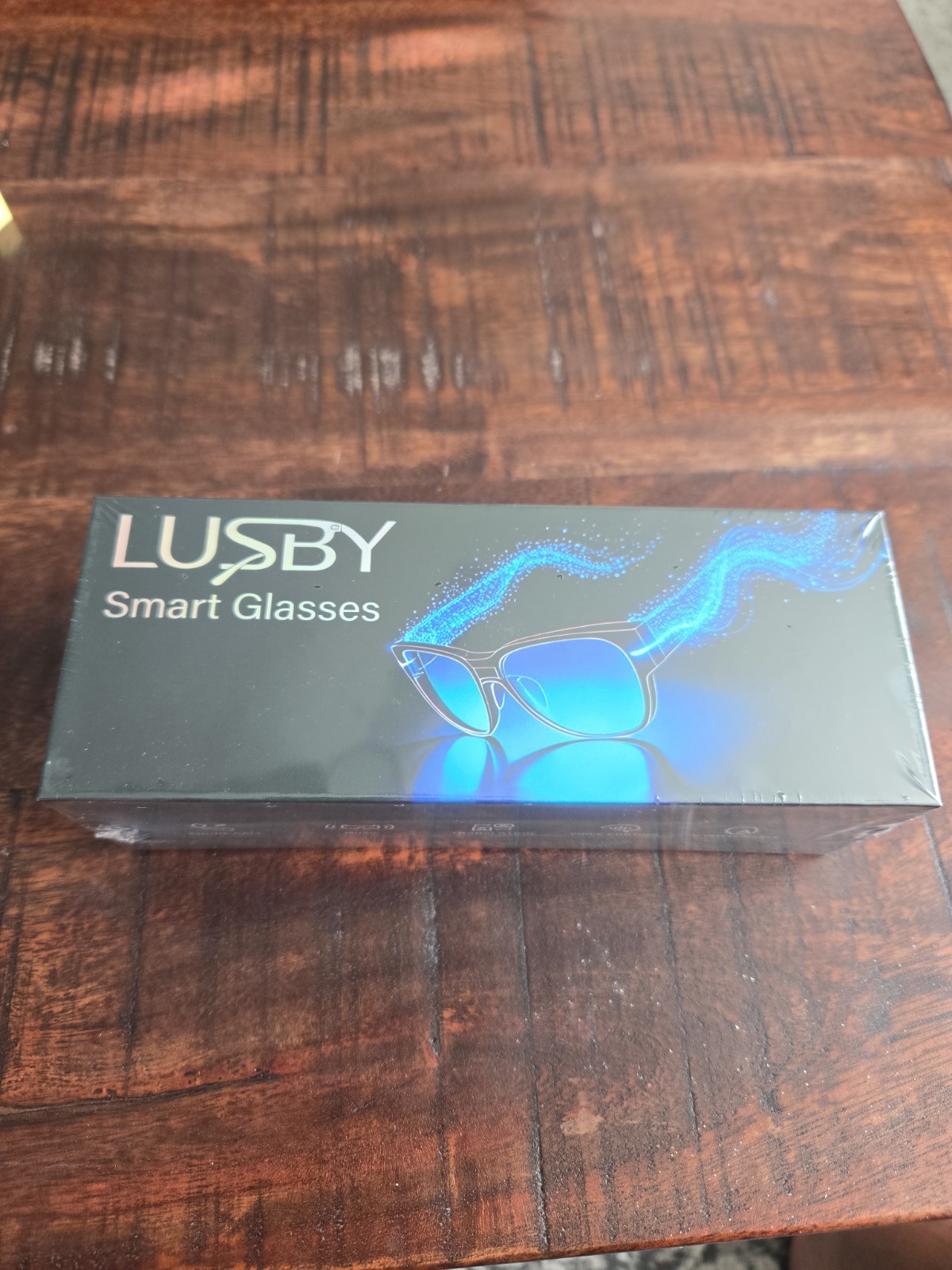 NEW LUSBY Smart Glasses In Sealed Box – Black