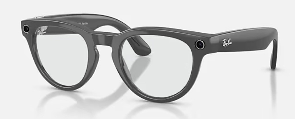 RAY-BAN Meta GEN2 New AI HEADLINER Smart Glasses Asteroid Grey / Clear Lenses