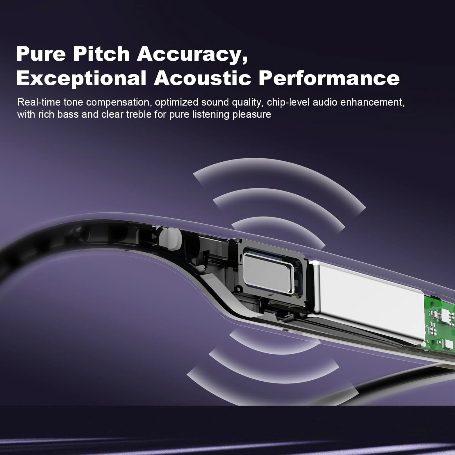 AI Smart Glasses 1080P Camera Video Recording Sunglasses Open-Ear Audio Real-Tim