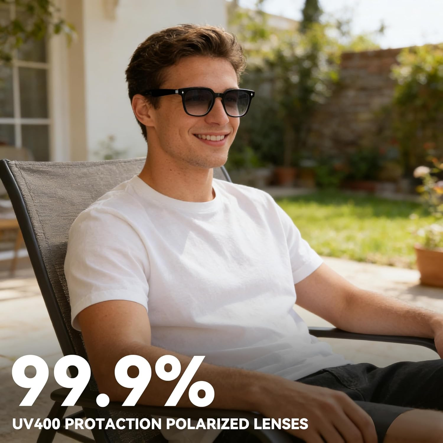 2026 Latest Smart Audio Glasses with Bluetooth, Open-Ear Speakers, Music & Hands