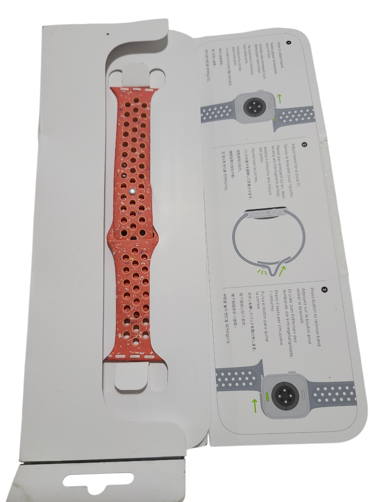 Apple 42mm Magic Ember Nike Sport Band – M/L