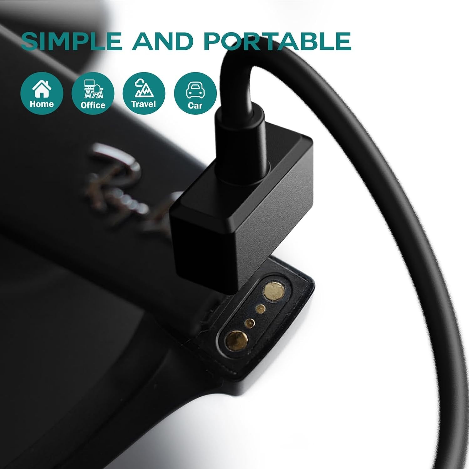 Charger Cable Compatible with Ray-Ban Stories Smart Glasses – 1M