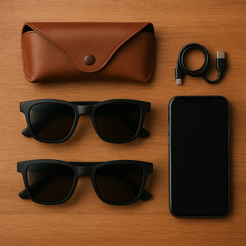 Dorrelly AI Smart Glasses Voice Assistant Bluetooth Audio