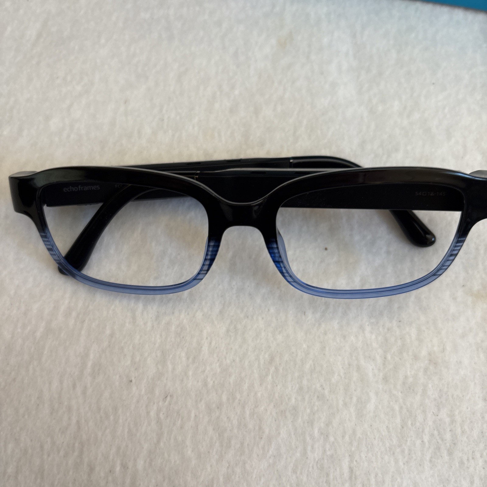 Amazon Echo Frames 1st Gen Horizon Blue Alexa Smart Glasses Complete Box