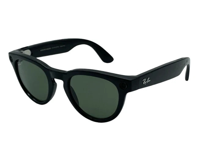 Ray-Ban Meta Headliner RW4009 Smart Glasses Shiny Black / Green New Open Box