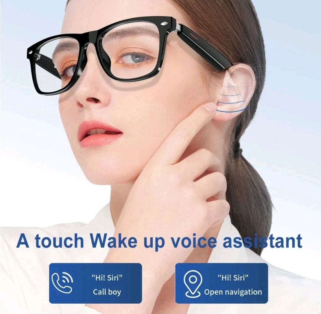 AI Smart Glasses HD Camera & Translation | Bluetooth Music Hands-Free Video Call
