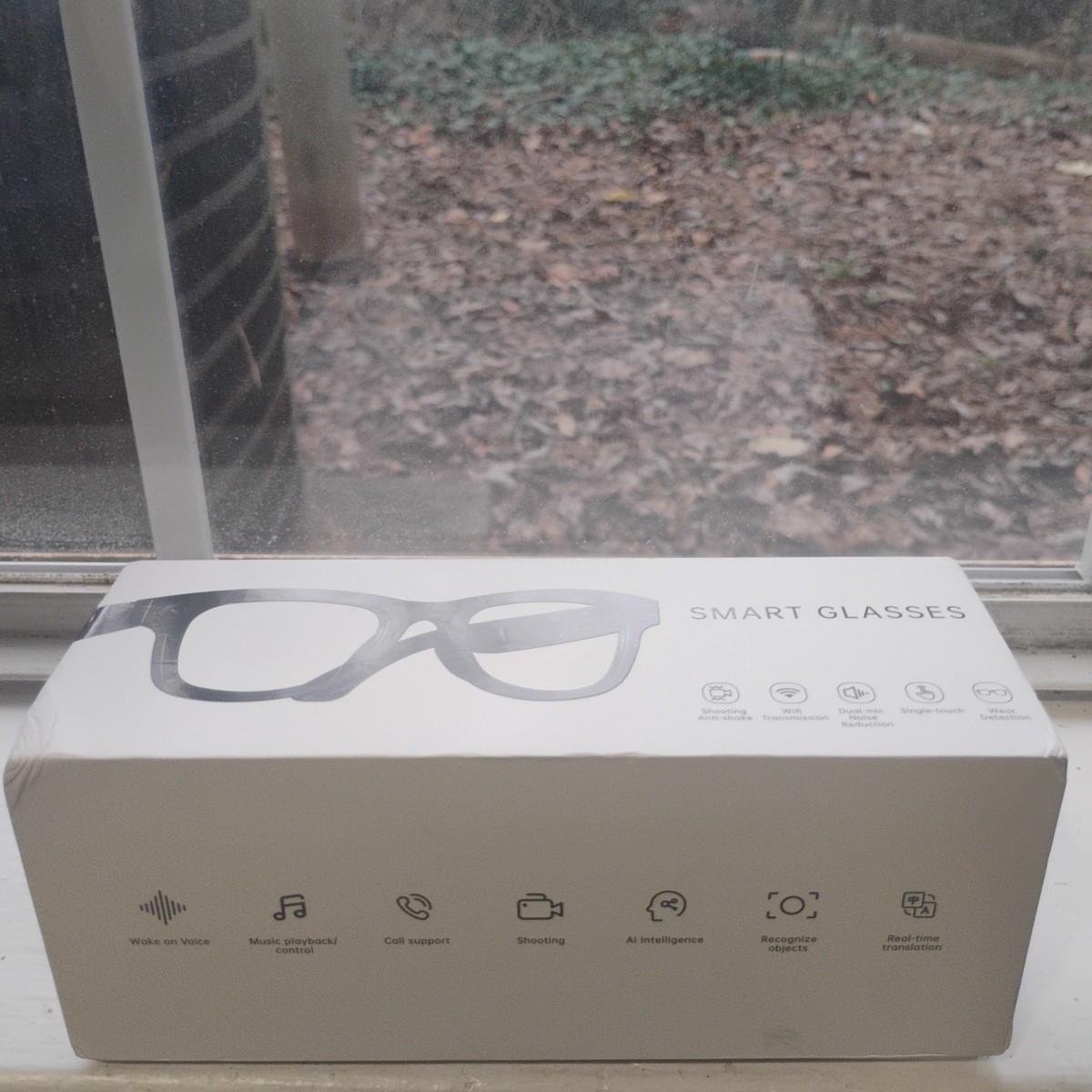 Smart Glasses AI Bluetooth Glasses with 144+ Translation Unisex Travel