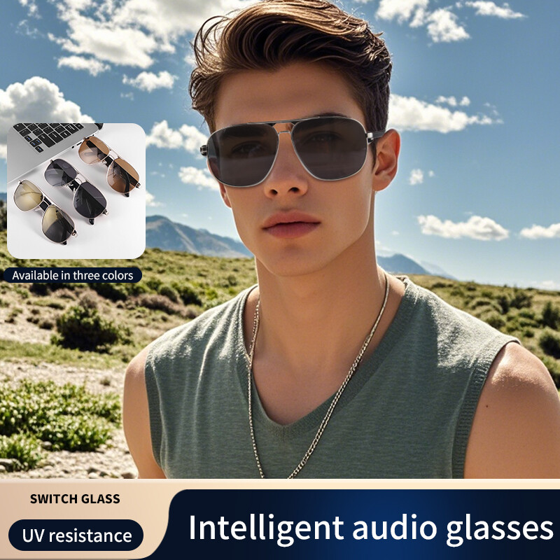 Smart Glasses Wireless Bluetooth Sunglasses Music Stereo Headset Audio Speaker