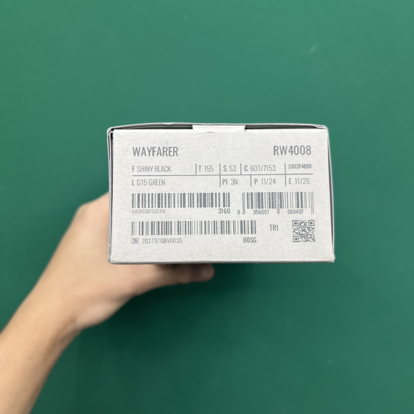 Sealed Rayban Meta Gen 2 Transition Graph Green Wayfarer Rw4012