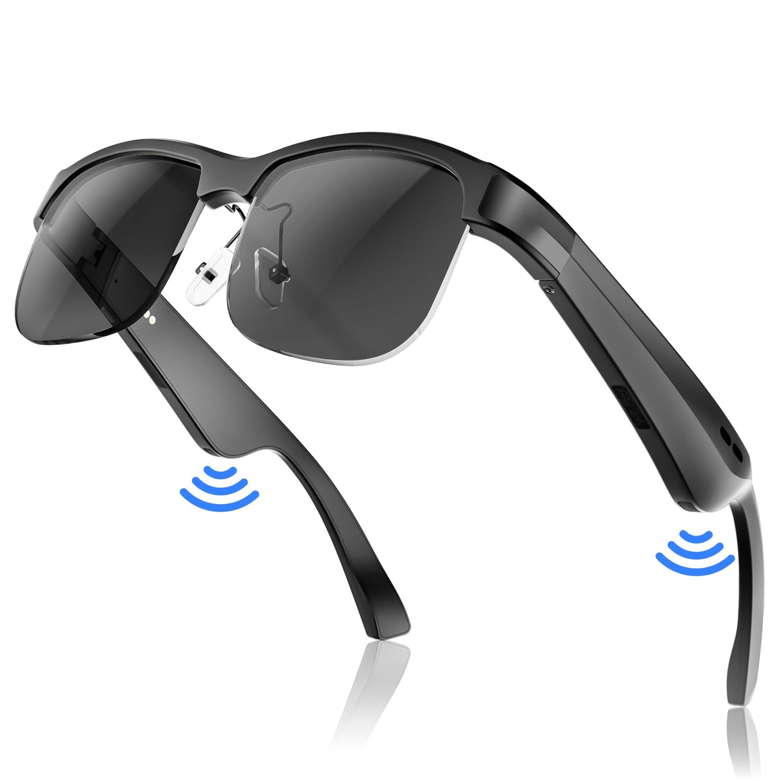 Bluetooth Smart Glasses Polarized Sunglasses with Mic Speaker UV Protection