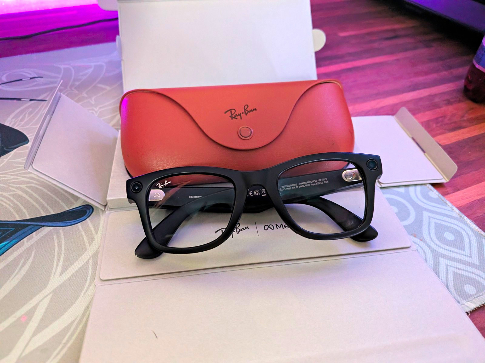 Ray-Ban Meta Smart Glasses Matte Black Wayfarer Gen 1