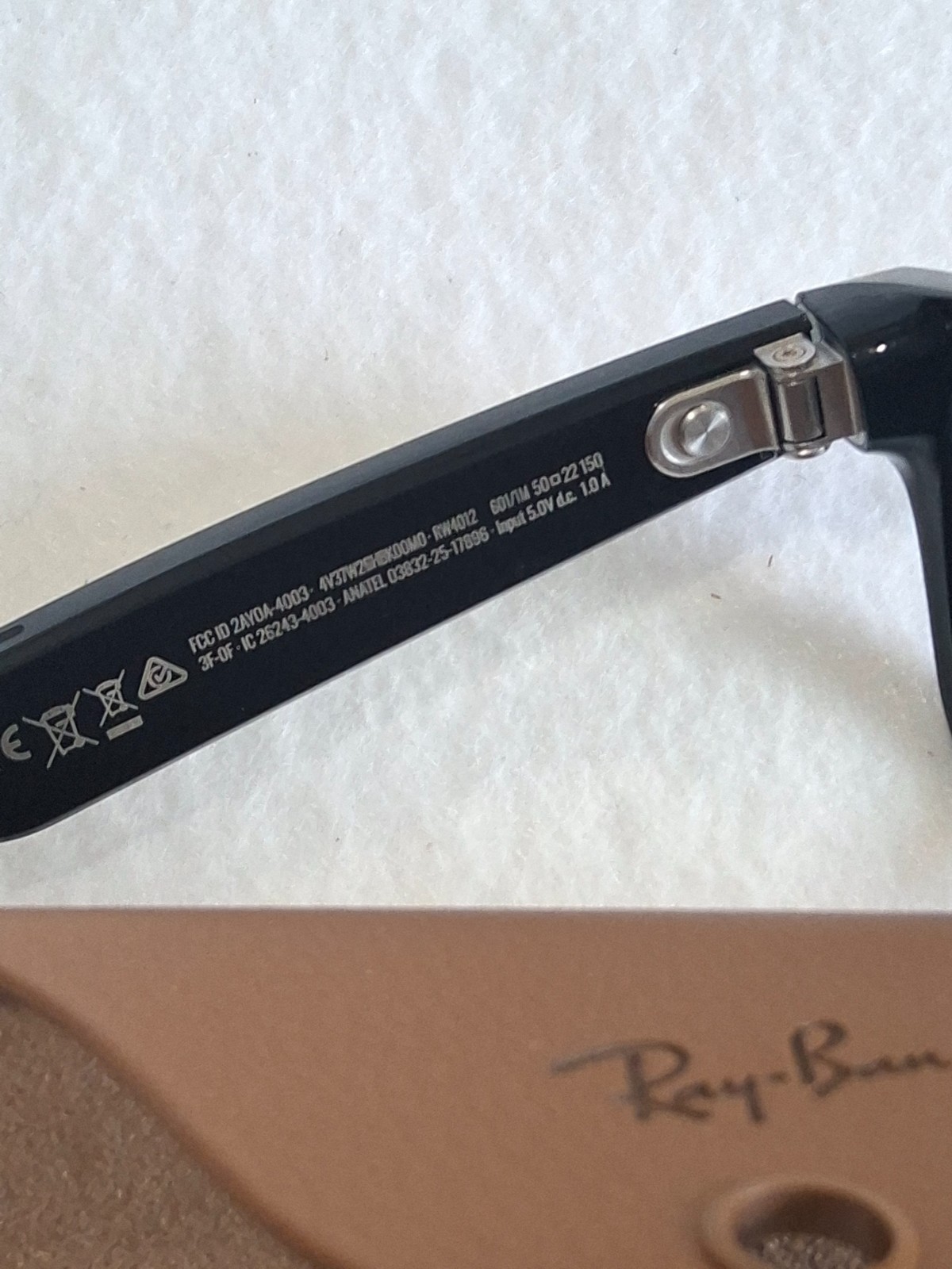 Ray-Ban Meta Wayfarer Gen 2 Cosmic Blue Frame Sapphire Transition Lenses RW4012