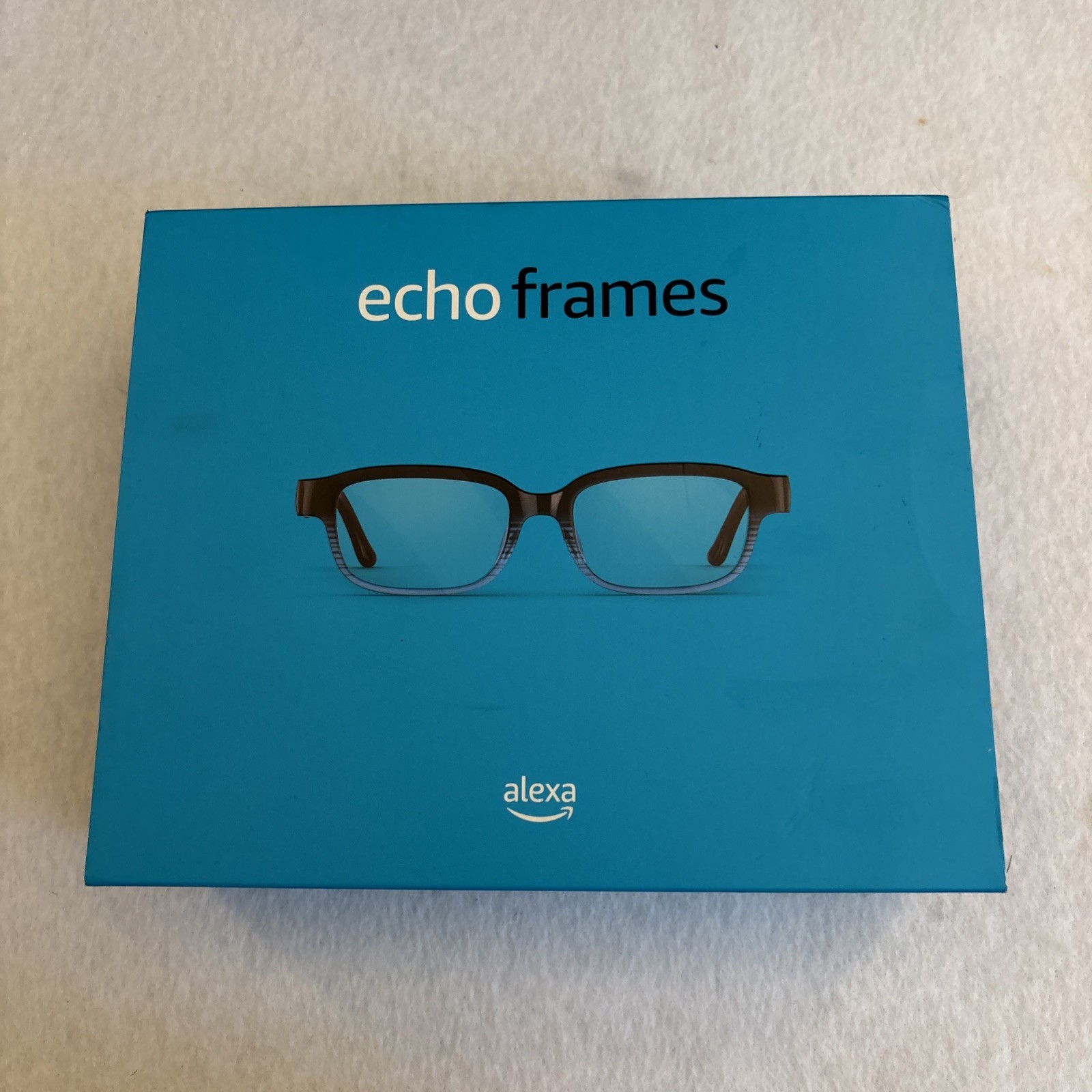 Amazon Echo Frames 1st Gen Horizon Blue Alexa Smart Glasses Complete Box