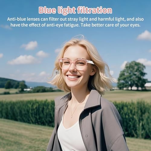 AI Smart Glasses with Real-Time Translation, Bluetooth 5.3, 160+ Languages, Open